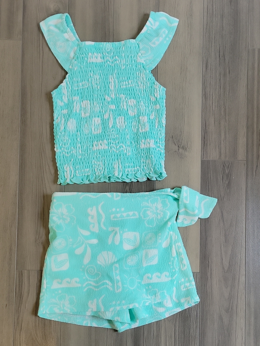 Girl 6Y Two-Piece Tank and Skort Set